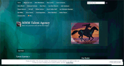 Desktop Screenshot of mmmtalentagency.wordpress.com