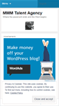 Mobile Screenshot of mmmtalentagency.wordpress.com
