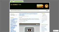 Desktop Screenshot of desmanytux.wordpress.com