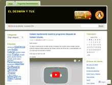 Tablet Screenshot of desmanytux.wordpress.com