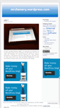 Mobile Screenshot of mrchenery.wordpress.com
