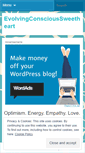 Mobile Screenshot of evolvingconscioussweetheart.wordpress.com