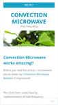 Mobile Screenshot of convectionmicrowaves.wordpress.com