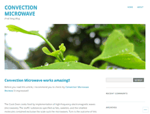 Tablet Screenshot of convectionmicrowaves.wordpress.com