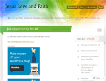 Tablet Screenshot of christian1faith1love.wordpress.com
