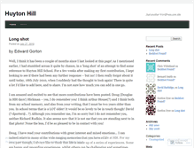 Tablet Screenshot of huytonhill.wordpress.com