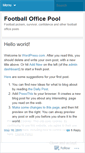Mobile Screenshot of footballofficepool.wordpress.com