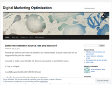Tablet Screenshot of digtalmarketing.wordpress.com