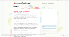 Desktop Screenshot of nirawati.wordpress.com