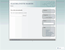 Tablet Screenshot of claudiaivettemartin.wordpress.com