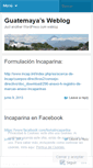 Mobile Screenshot of guatemaya.wordpress.com