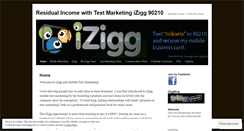 Desktop Screenshot of izigg90210textmarketing.wordpress.com