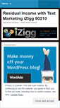 Mobile Screenshot of izigg90210textmarketing.wordpress.com