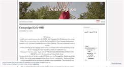 Desktop Screenshot of donstrinztipi.wordpress.com