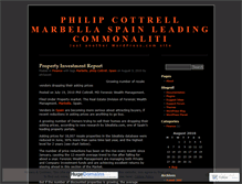 Tablet Screenshot of philipcottrell.wordpress.com