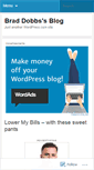 Mobile Screenshot of braddobbs.wordpress.com