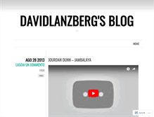 Tablet Screenshot of davidlanzberg.wordpress.com