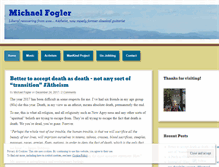 Tablet Screenshot of michaelfogler.wordpress.com