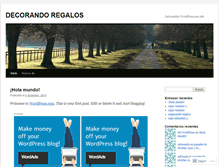 Tablet Screenshot of decorandoregalos.wordpress.com