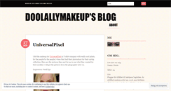 Desktop Screenshot of doolallymakeup.wordpress.com