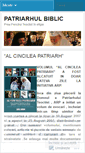Mobile Screenshot of patriarhulbiblic.wordpress.com