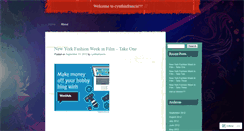 Desktop Screenshot of cynthiafrancis.wordpress.com