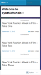 Mobile Screenshot of cynthiafrancis.wordpress.com