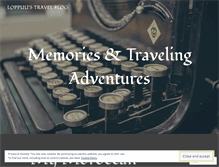 Tablet Screenshot of loppuu.wordpress.com