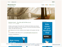 Tablet Screenshot of misstika.wordpress.com