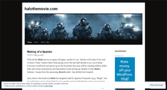 Desktop Screenshot of halothemovie.wordpress.com