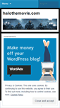 Mobile Screenshot of halothemovie.wordpress.com