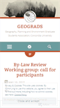 Mobile Screenshot of geograds.wordpress.com