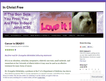 Tablet Screenshot of inchristfree.wordpress.com