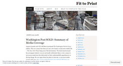 Desktop Screenshot of fittoprintfilm.wordpress.com