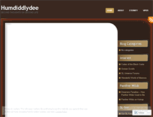 Tablet Screenshot of humdiddlydee.wordpress.com