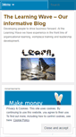 Mobile Screenshot of learningwavenz.wordpress.com