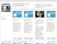 Tablet Screenshot of learningwavenz.wordpress.com