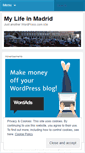 Mobile Screenshot of mylifeinmadrid.wordpress.com