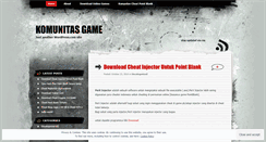 Desktop Screenshot of komunitasgame.wordpress.com