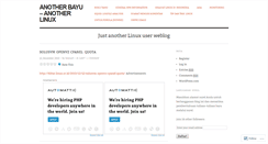 Desktop Screenshot of bayuart.wordpress.com