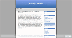 Desktop Screenshot of mikeysworld.wordpress.com