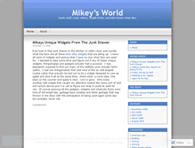 Tablet Screenshot of mikeysworld.wordpress.com