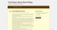 Desktop Screenshot of calfarley.wordpress.com