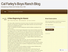 Tablet Screenshot of calfarley.wordpress.com