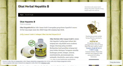 Desktop Screenshot of obatkuherbalhepatitisb.wordpress.com