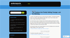 Desktop Screenshot of anderssports.wordpress.com