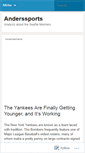 Mobile Screenshot of anderssports.wordpress.com
