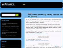 Tablet Screenshot of anderssports.wordpress.com