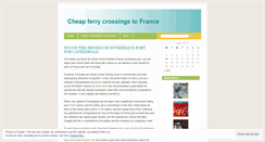 Desktop Screenshot of ferrytofrance.wordpress.com