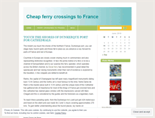 Tablet Screenshot of ferrytofrance.wordpress.com